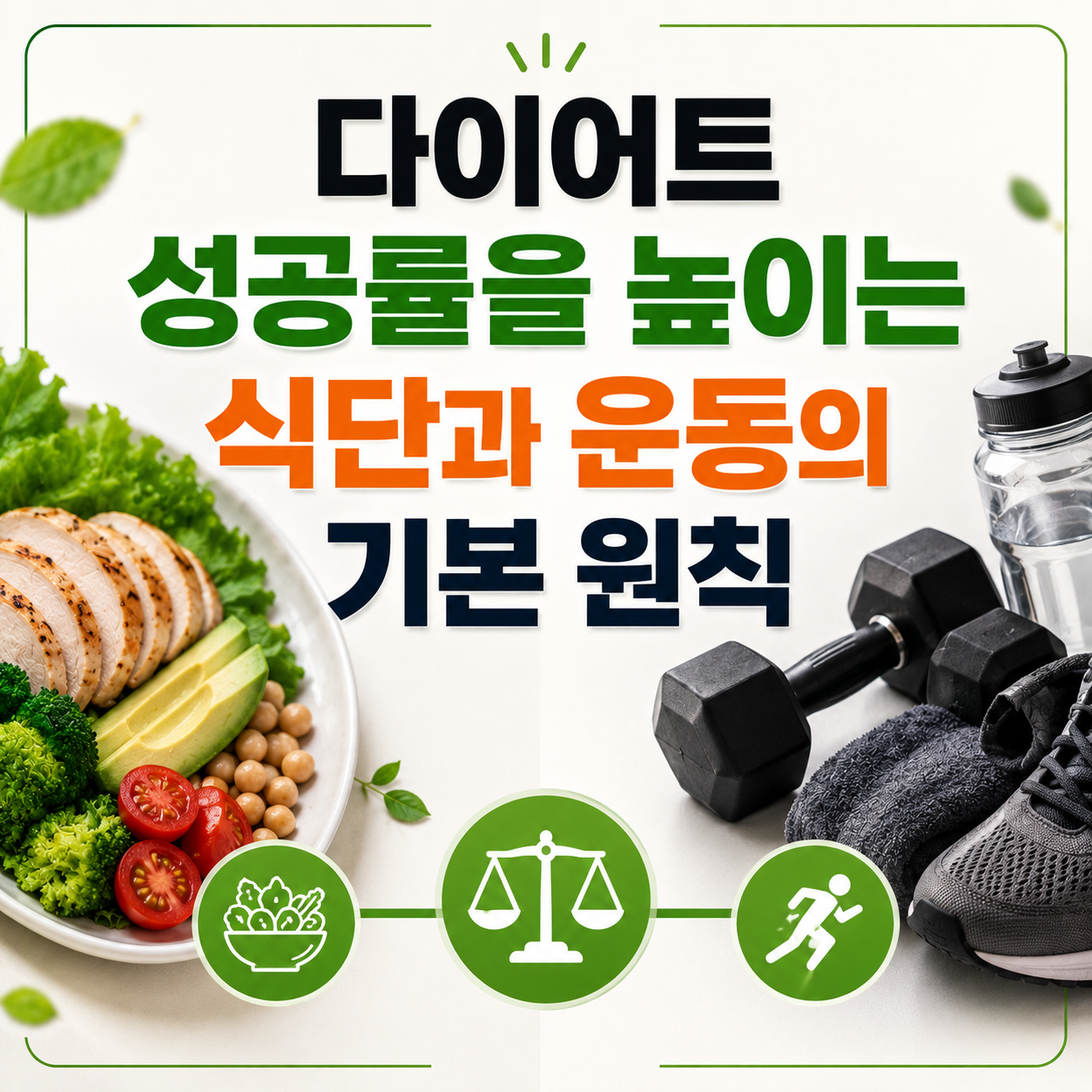 다이어트 성공률을 높이는 식단과 운동