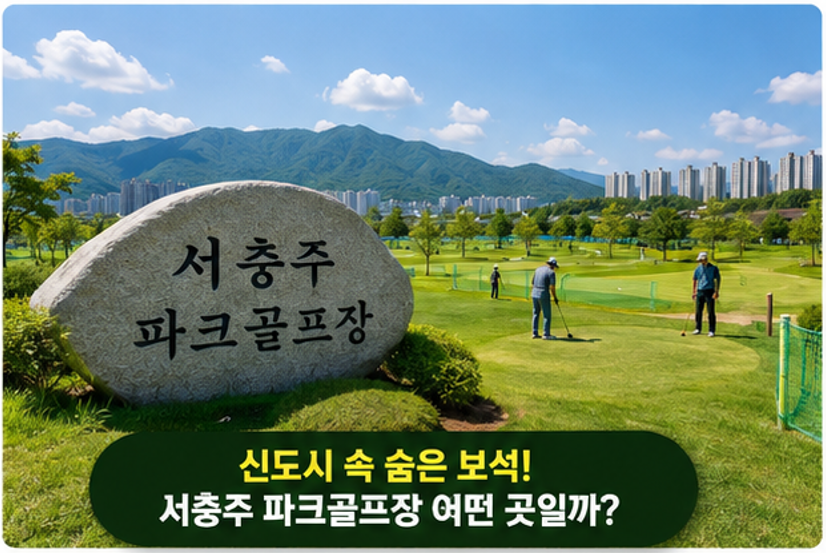 누구나 무료로 18홀 라운딩! 서충주 파크골프장 위치, 이용시간, 요금, 예약꿀팁 핵심 요약