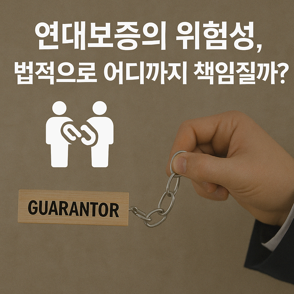 연대보증의 위험성, 법적으로 어디까지 책임질까?