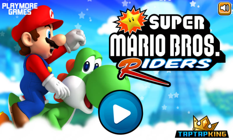 슈퍼 마리오브라더스 라이더스 메인화면