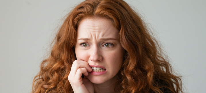 스트레스 받은 여성-사진