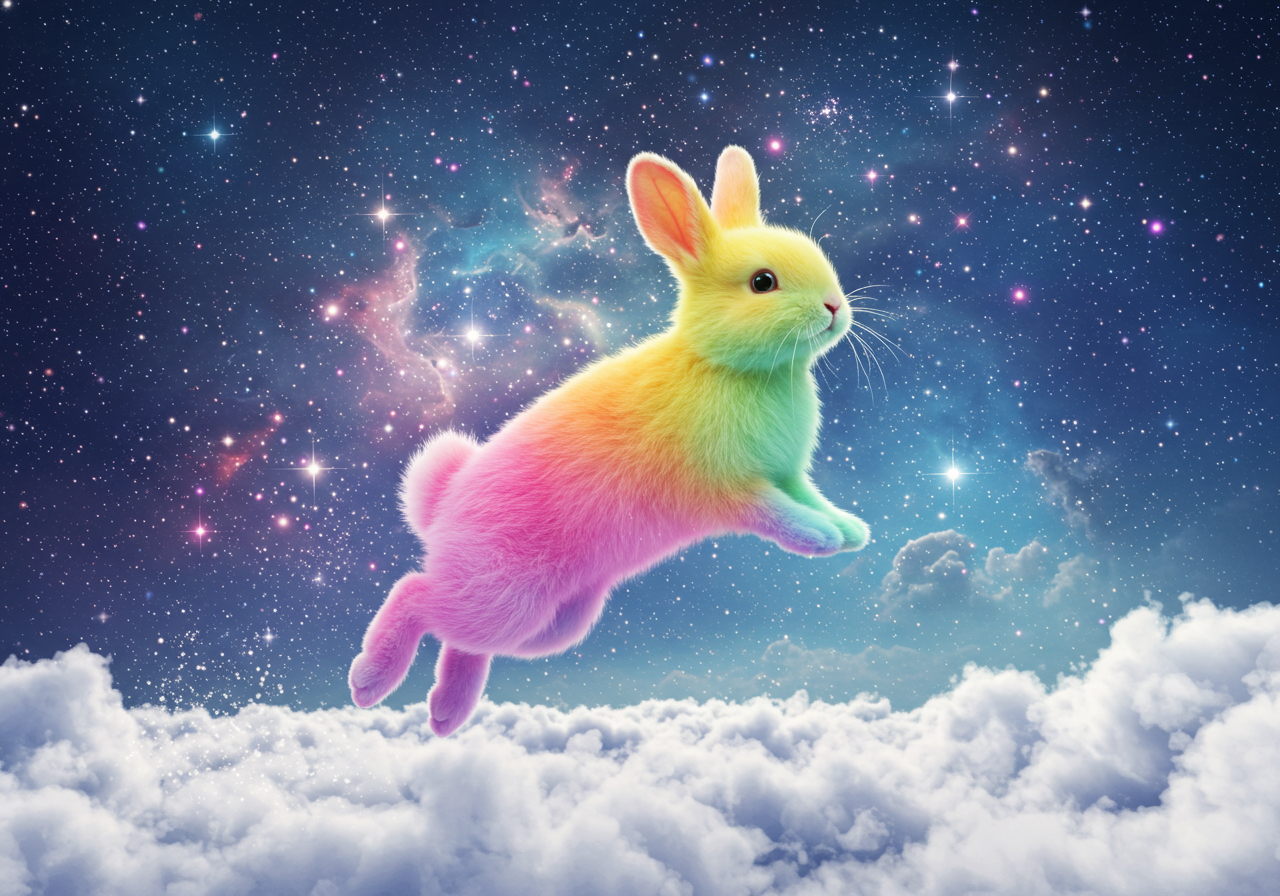 황금빛 토끼와 재물운 - 최고의 길몽