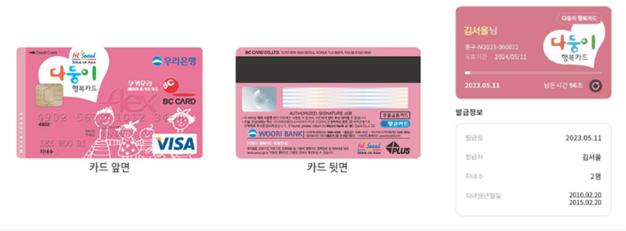 신용(체크)카드 겸용 및 앱카드