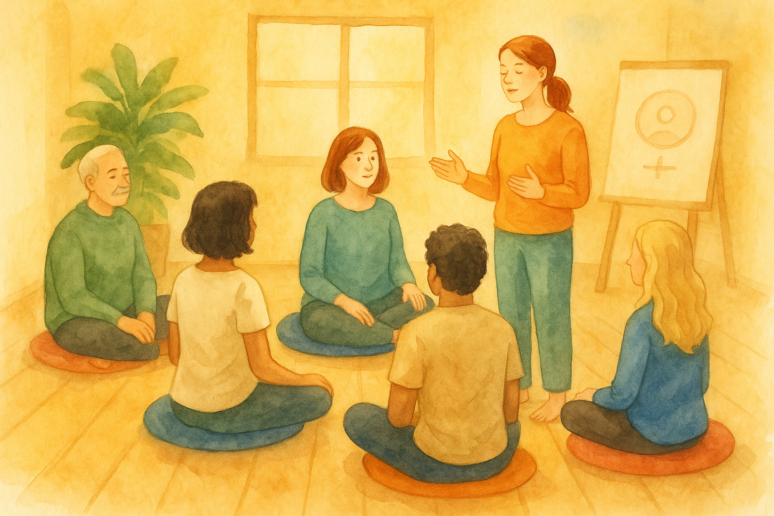 치유와 평화를 위한 그룹 세션