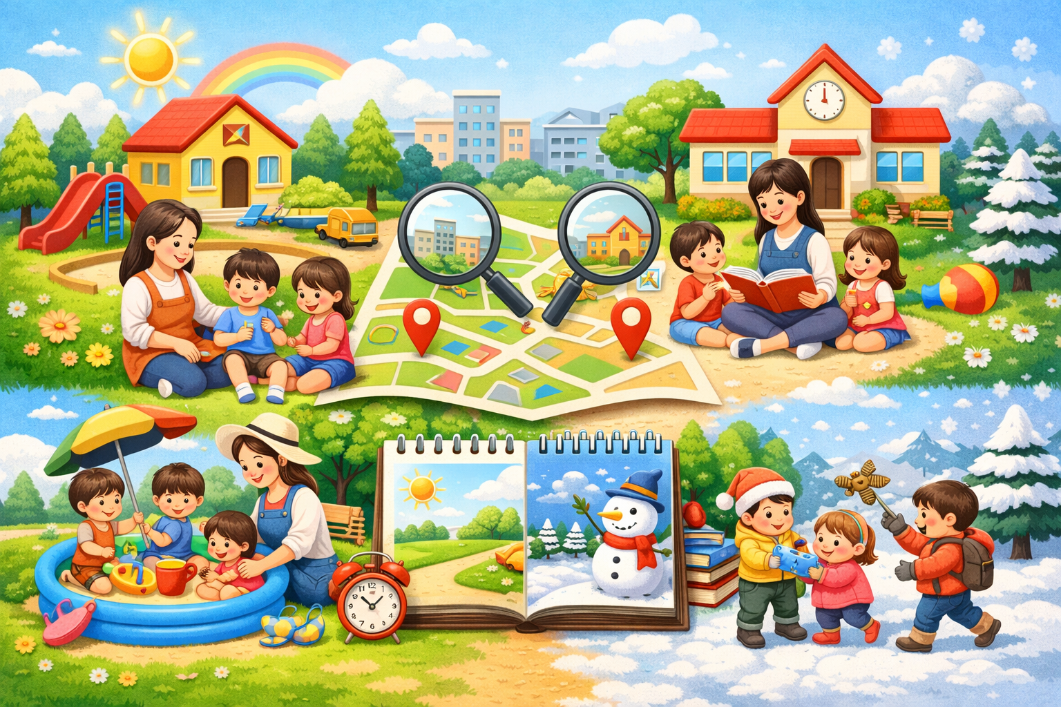 어린이집 유치원 통합 찾기 완벽 가이드｜유보통합과 방학 차이 한 번에 정리 관련 사진