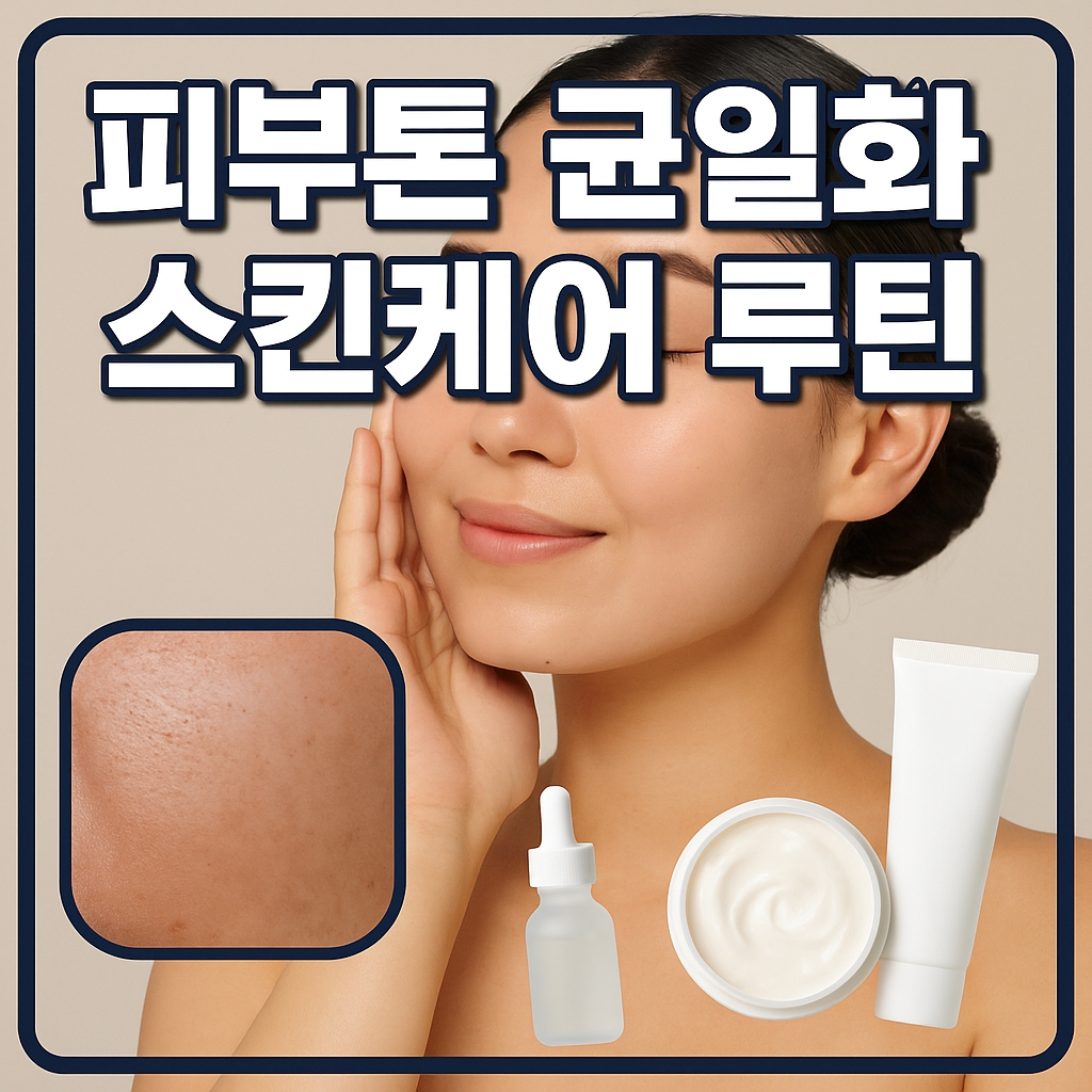 피부톤 균일화 스킨케어 루틴