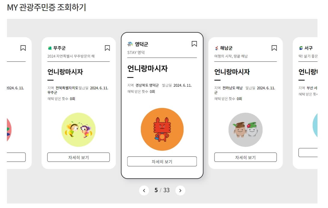 여행경비 휴가비 절약방법 디지털 관광주민증