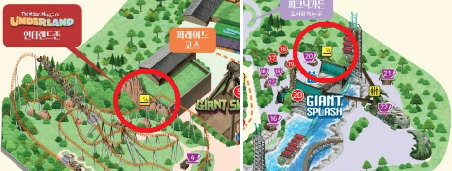 부산 롯데월드-흡연실-지도-사진