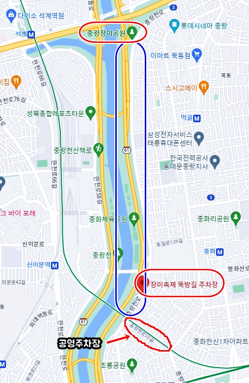 장미축제지도