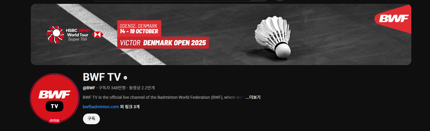 배드민턴 덴마크 오픈