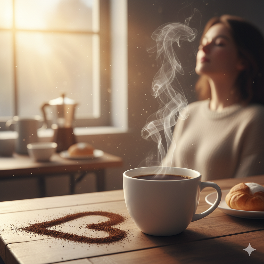 커피 향에 머문 아침