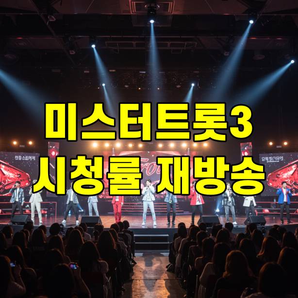 미스터트롯3 재방송 시청률 TOP7 투표방법