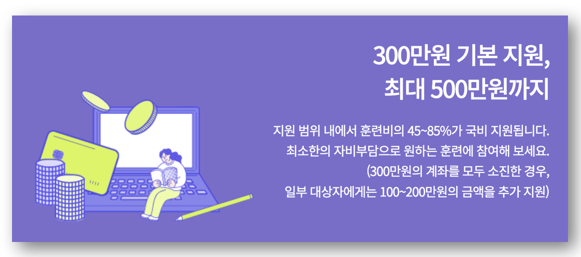 내일배움카드 자격 신청방법 사용법 및 사용처 바로가기