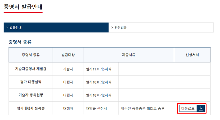 교통영향평가-발급방법