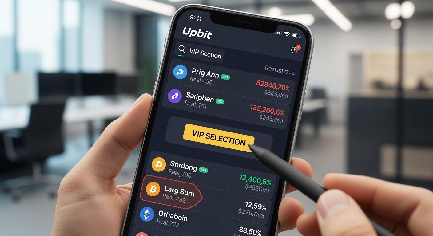 업비트 vip 선정