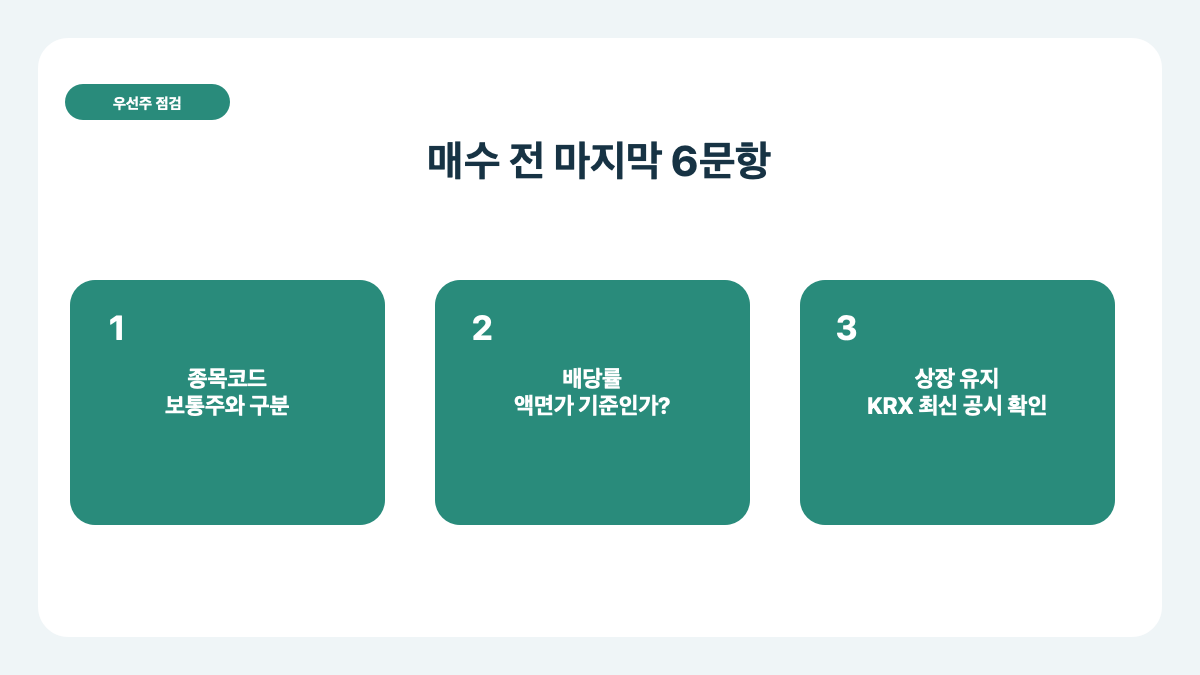 2026 우선주 투자 전 체크리스트|배당·괴리율·거래량·상장폐지 위험 확인법 본문 정보 이미지 5