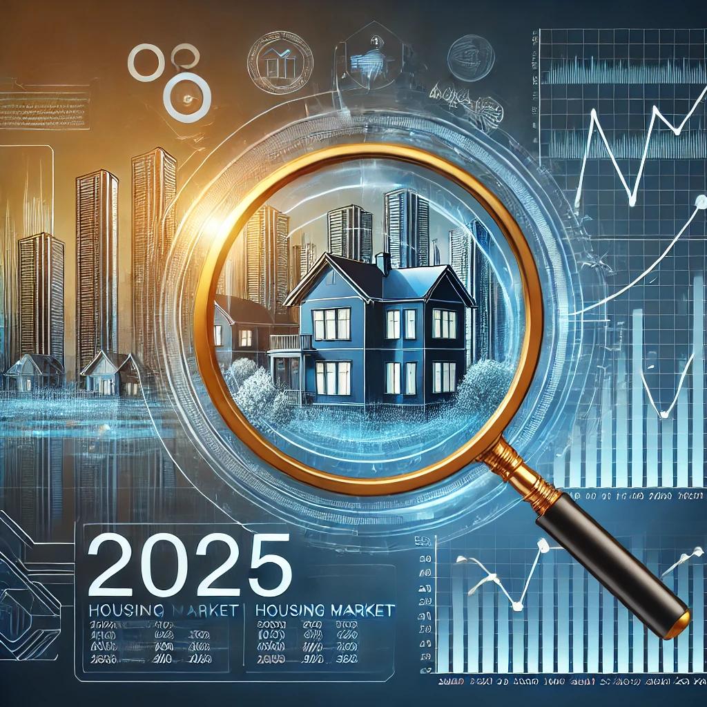 2025년 금리 변동과 부동산 시장 관련 이미지