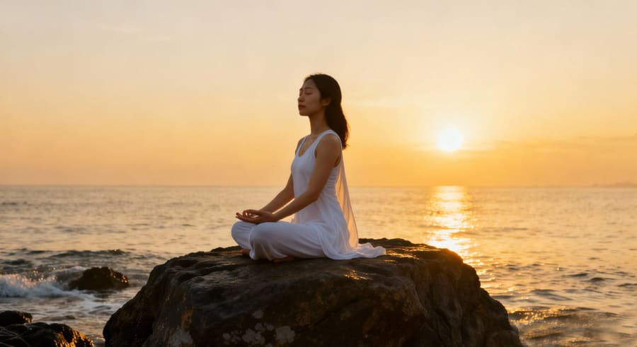 자연에서-명상-여행