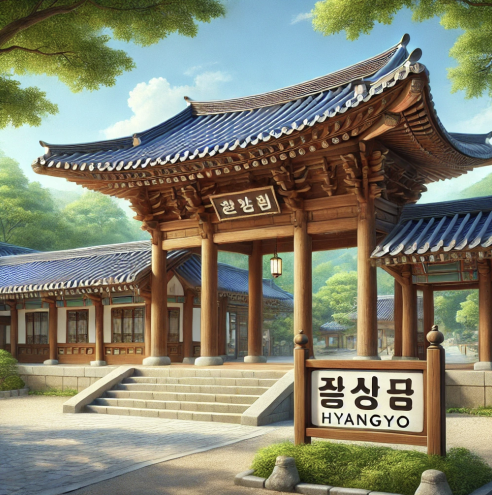 향교 전경