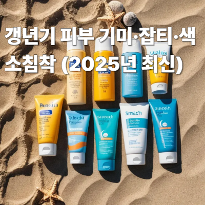 갱년기 피부 기미·잡티·색소침착 (2025년 최신)