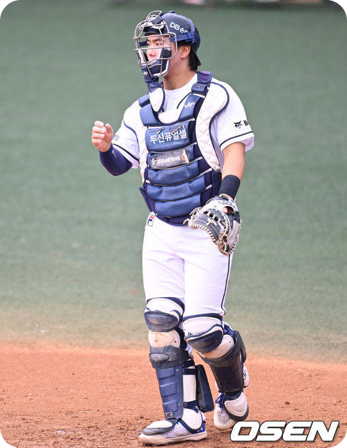 프로야구 두산 베어스 포수 윤준호(25)는 지난 9일 전역을 명받았다. [사진=OSEN]