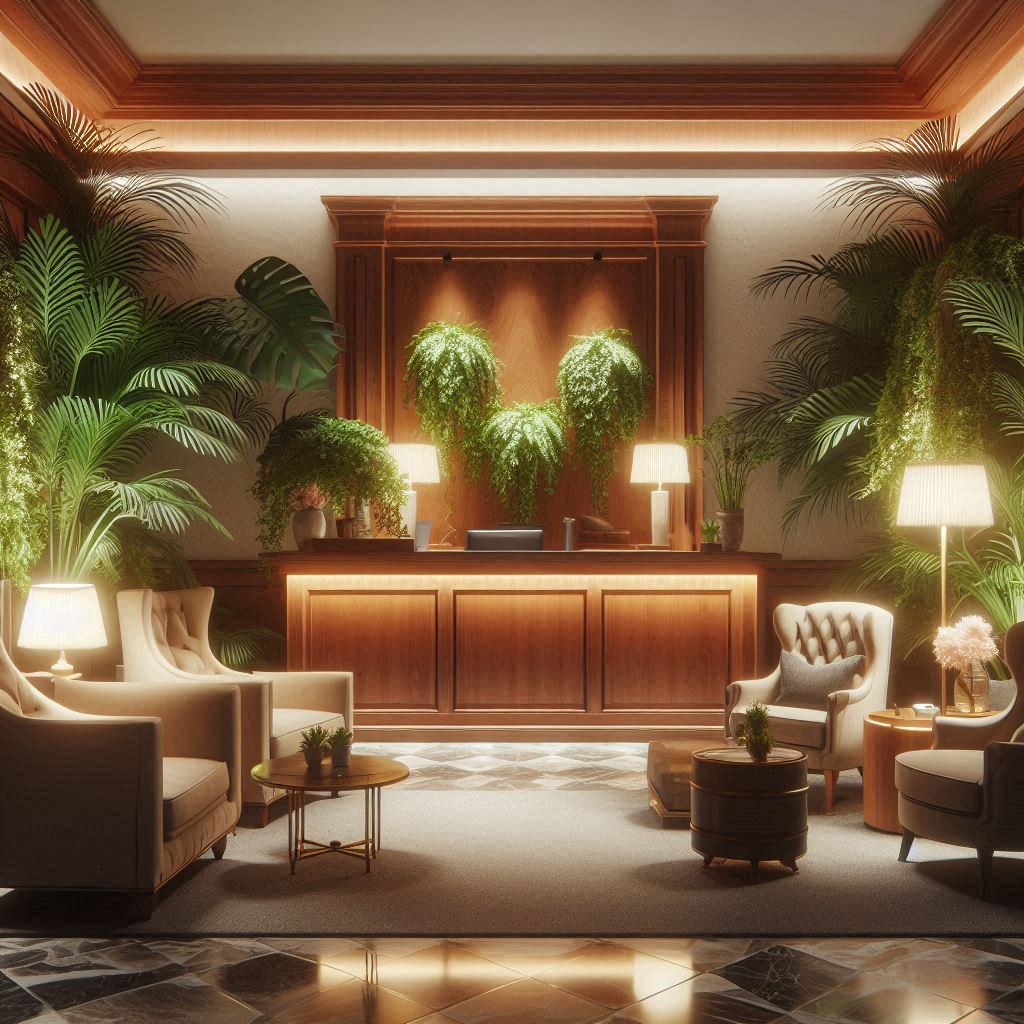 피부,체형관리 샵 배경