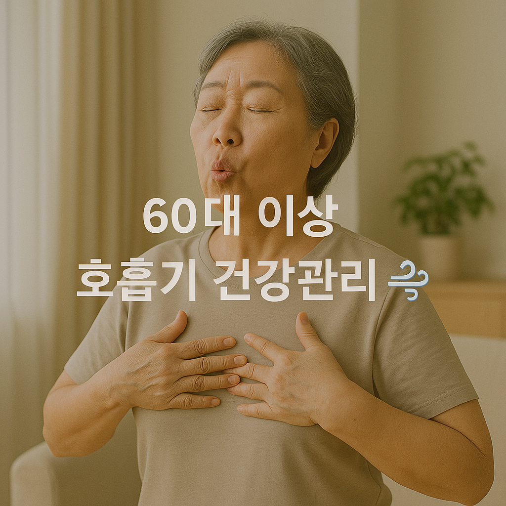 기침이 오래간다면 60대 이후 꼭 알아야 할 천식&middot;COPD 관리법💨
