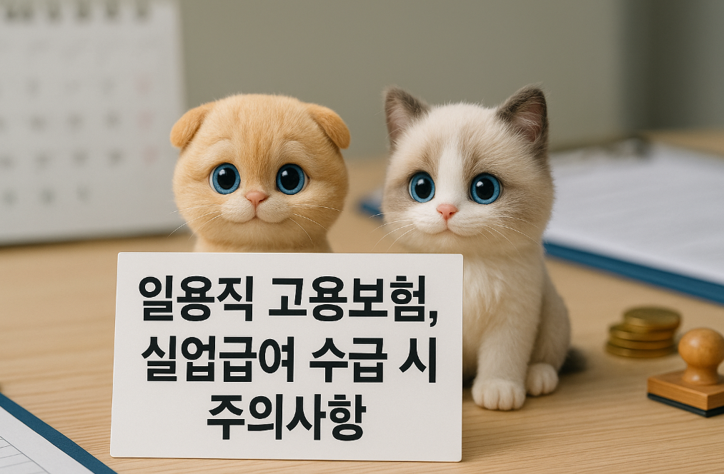 일용직 고용보험, 실업급여 수급 시 주의사항