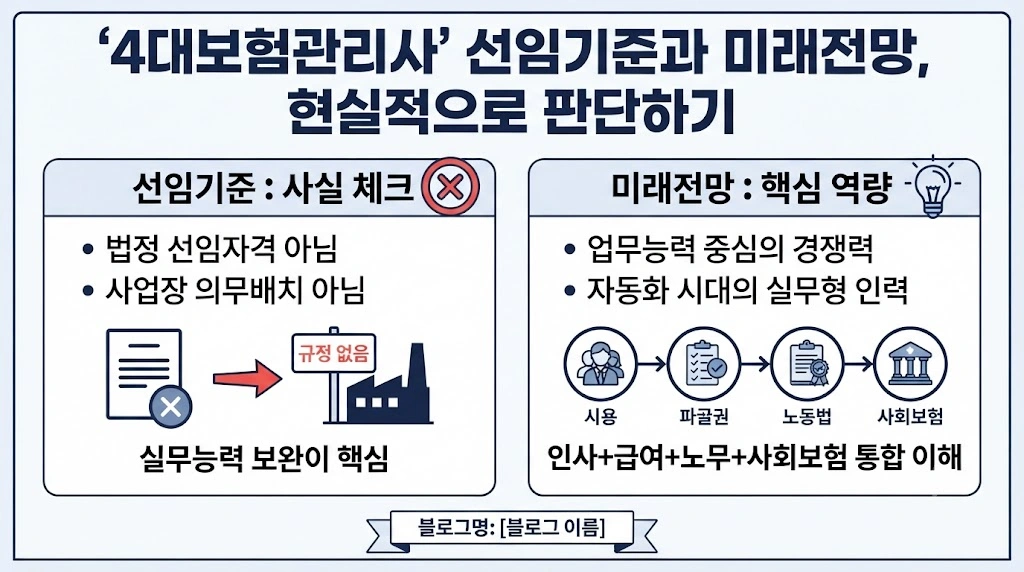 선임기준과 미래전망, 현실적으로 판단하기
