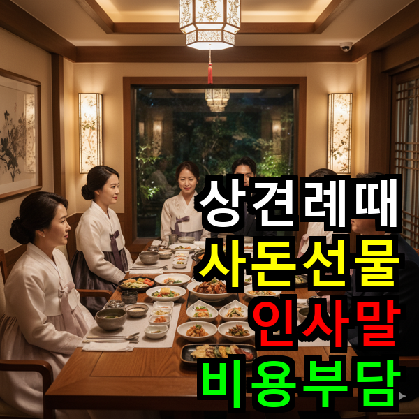 상견례 때 사돈 선물