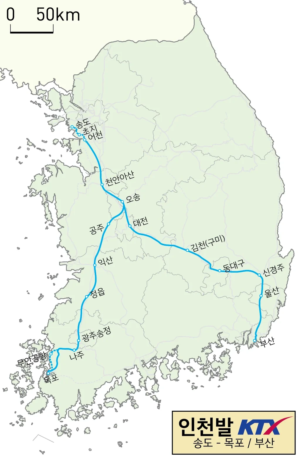 인천발 KTX