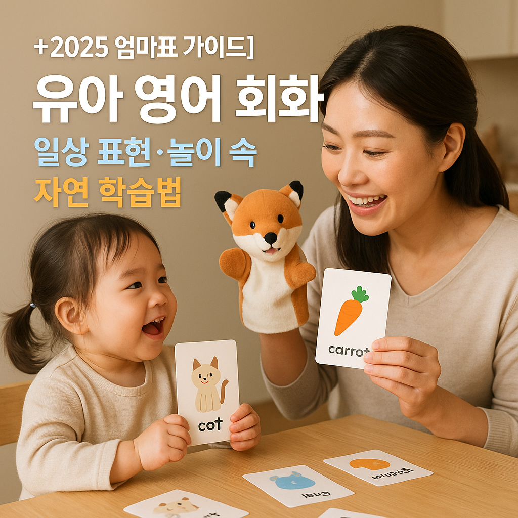 [2025 엄마표 가이드] 유아 영어 회화 ｜ 일상 표현·놀이 속 자연 학습법