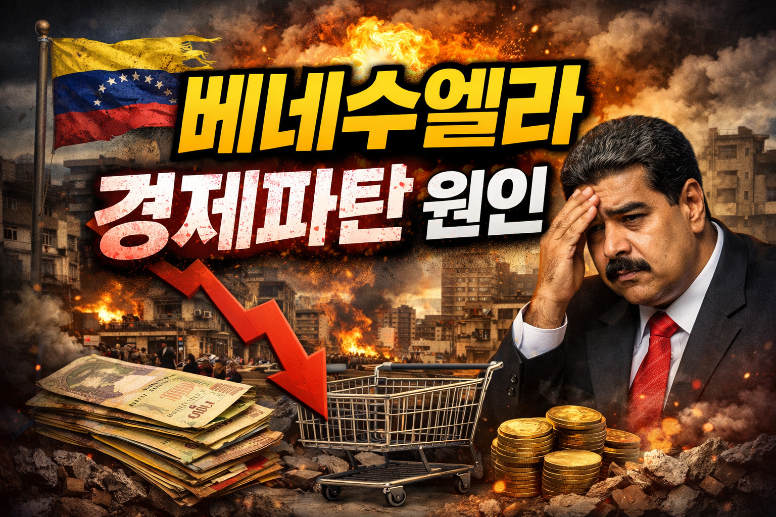 베네수엘라-경제파탄-원인- 대통령-마두로-체포