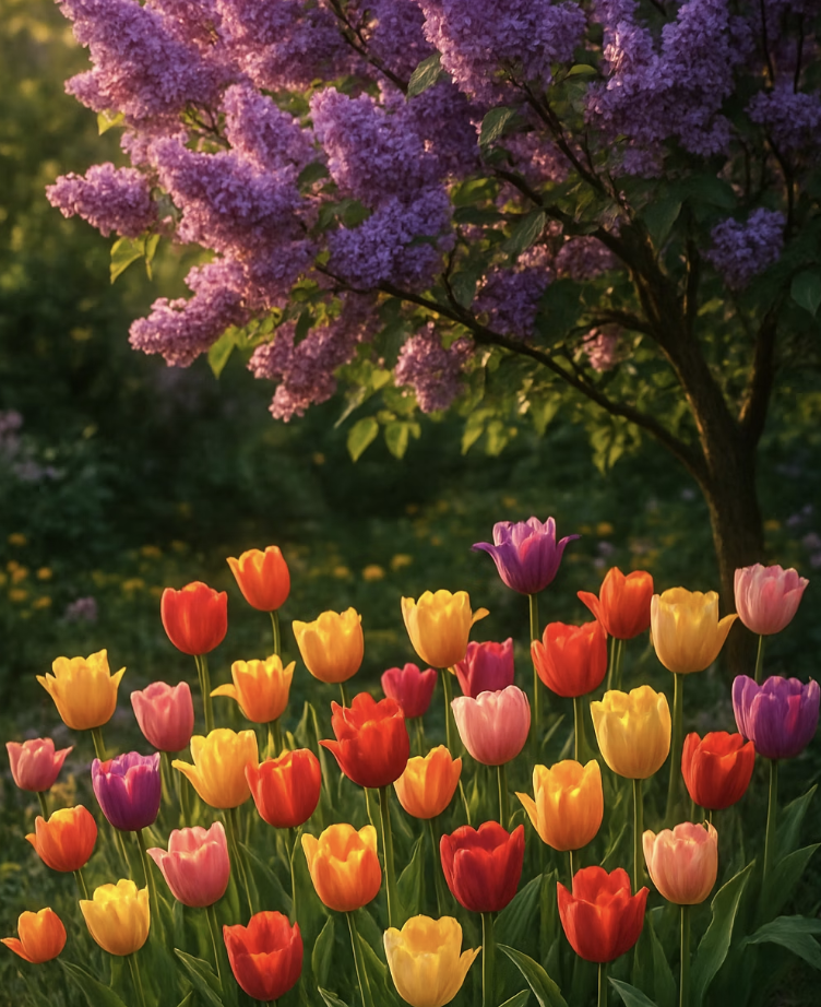 봄의 시작을 알리는 전령사, 튤립