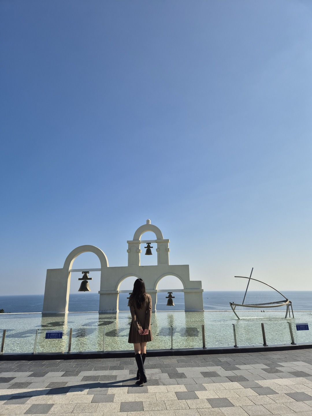 삼척 쏠비치 산토리니 광장