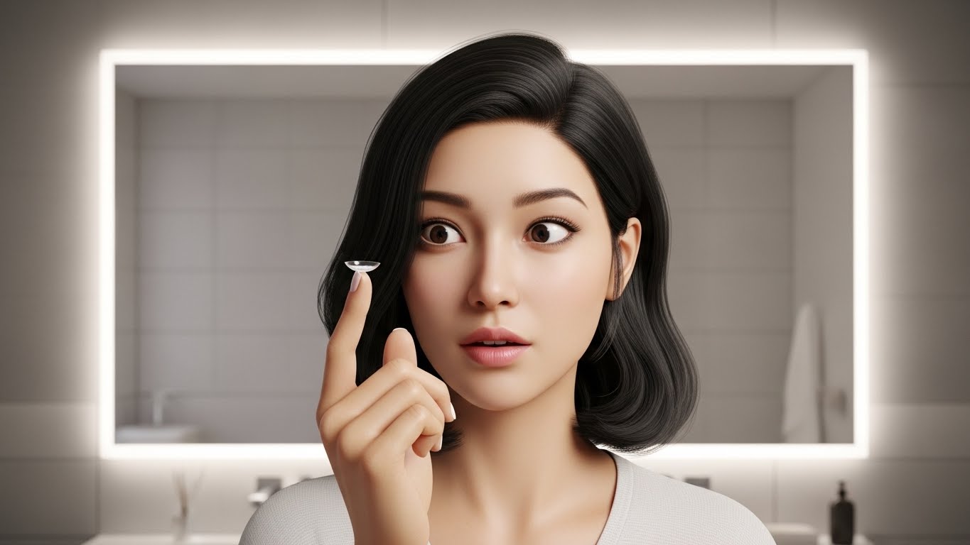 하드렌즈 피팅&amp;#44; 렌즈 이물감 해결