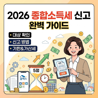 종합소득세 신고기간, 신고대상, 신고방법