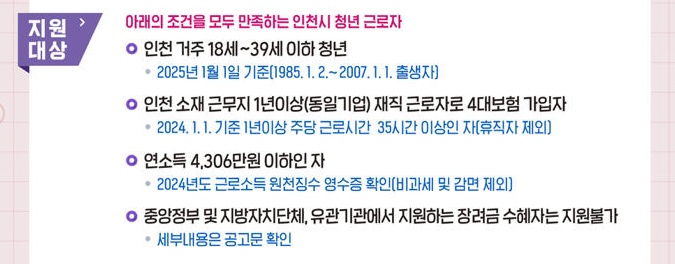 인천드림For청년통장