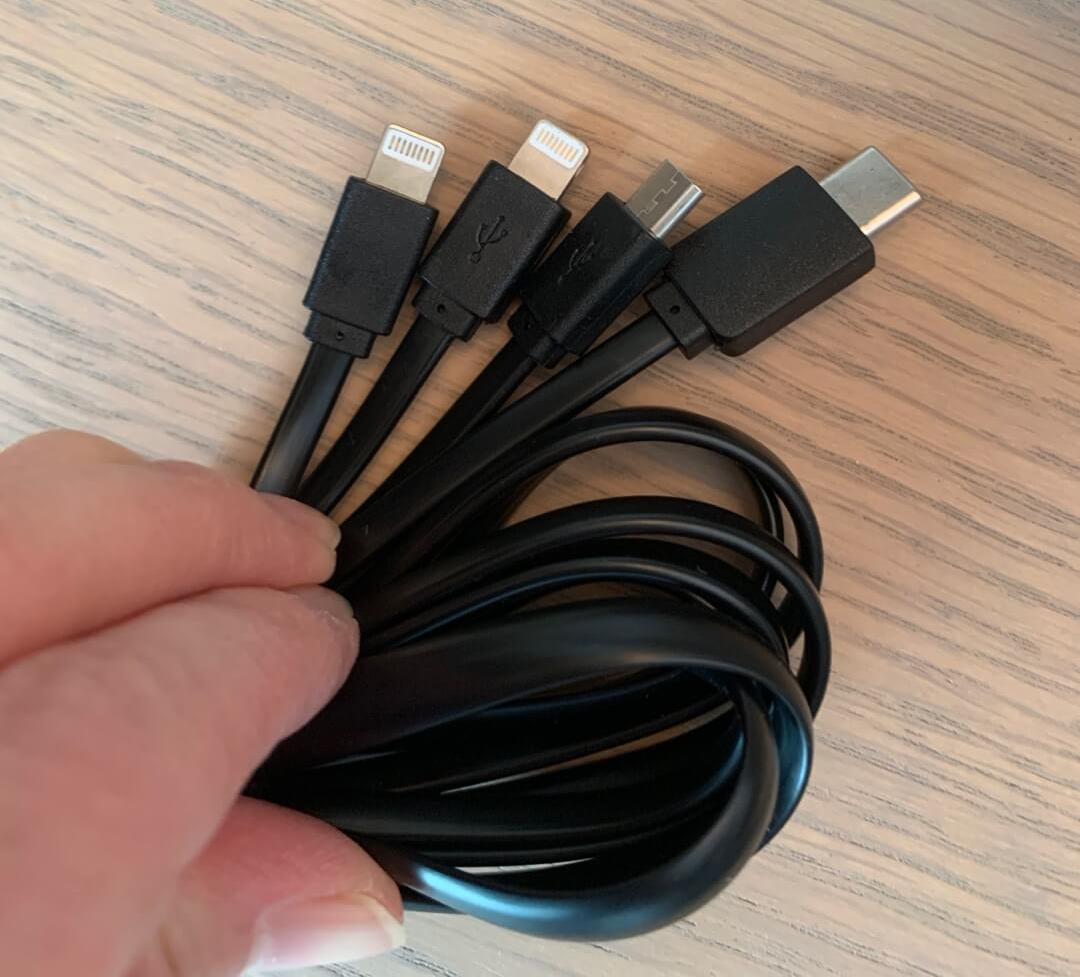 휴대폰-충전선