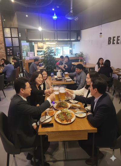 J BEER 영업장내 분위기
