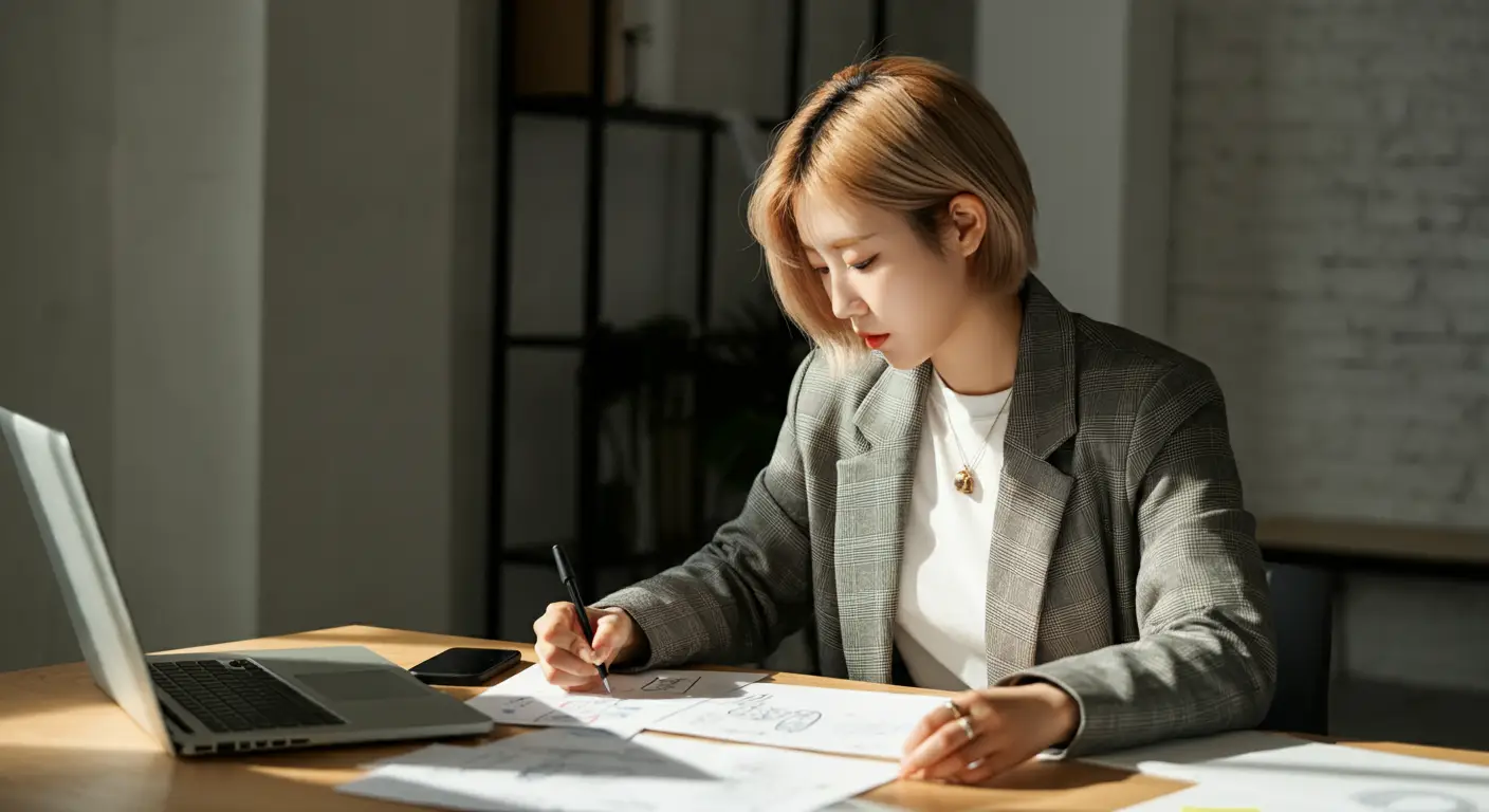 일하는 여성