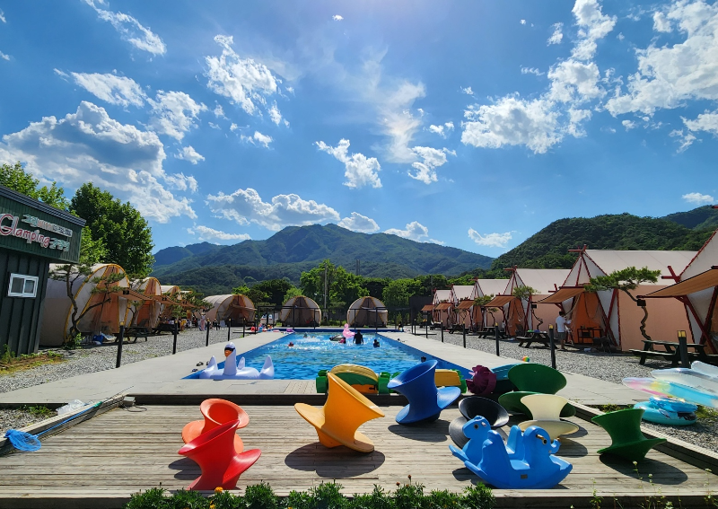 포천 아쿠아마린 글램핑