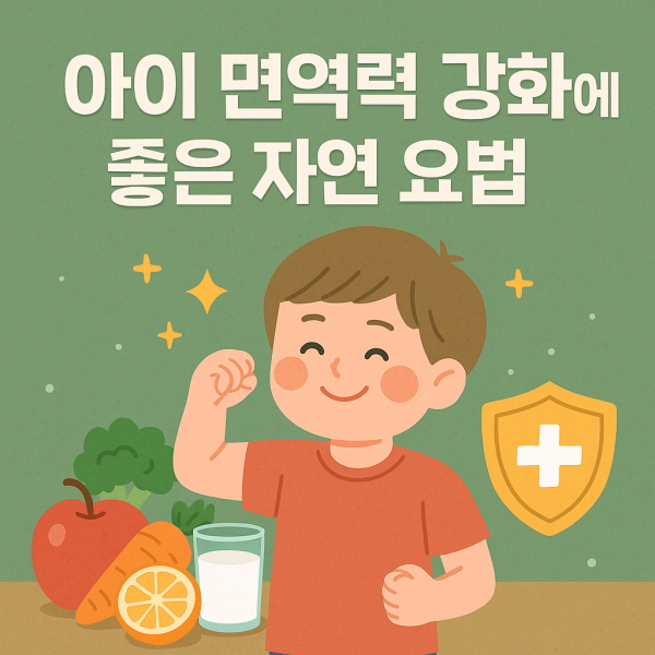 아이의 면역력 강화에 좋은 자연 요법/GPT