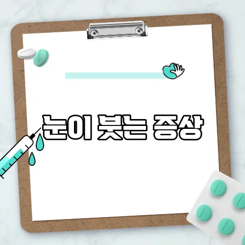 눈이 붓는 증상