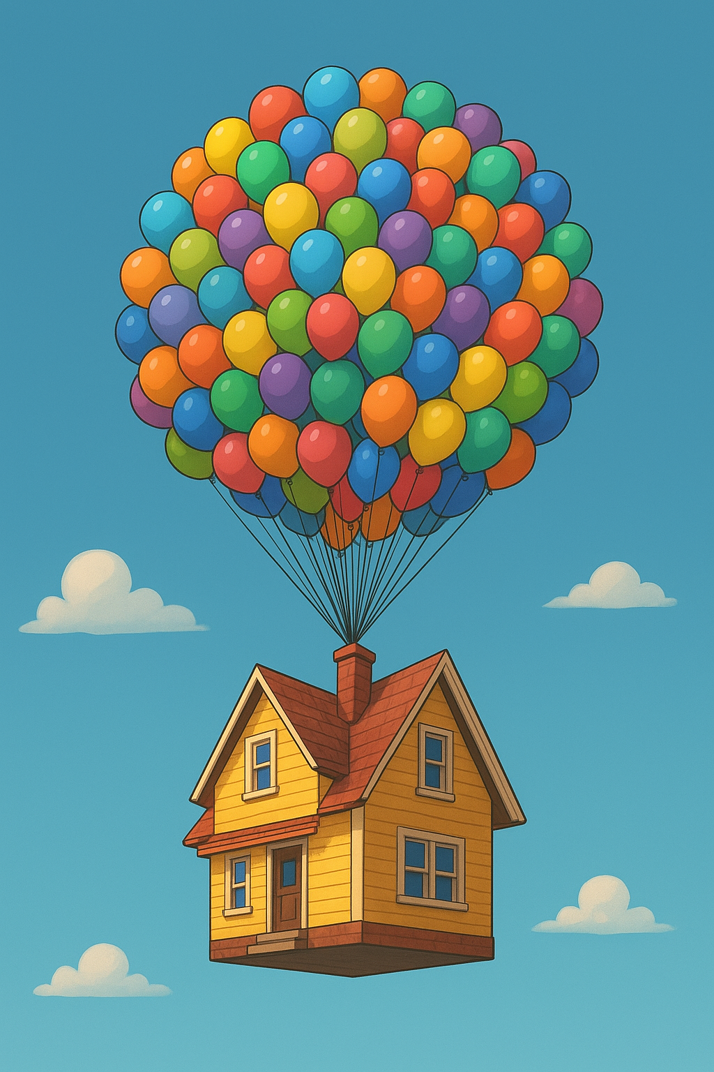 업 풍선달린집
