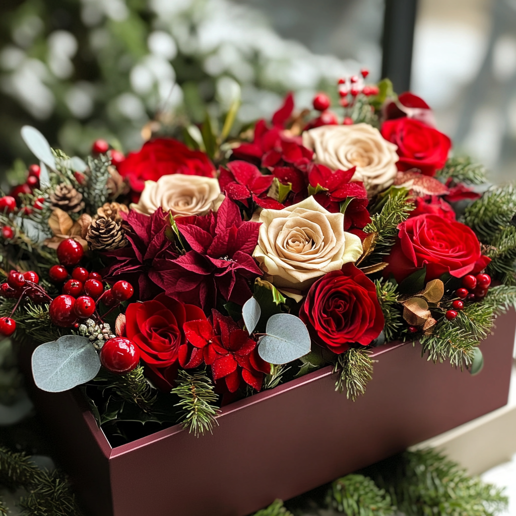 크리스마스 꽃을 활용한 특별한 선물