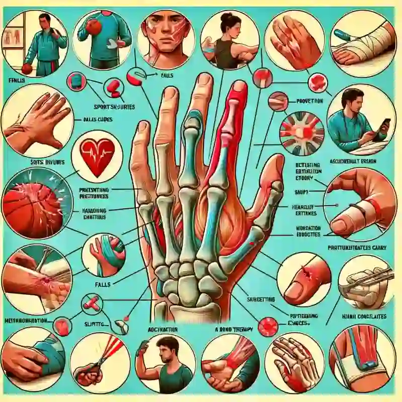 손가락 탈구를 묘사한 그림2