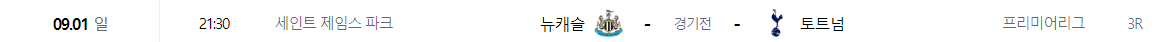 토트넘 프리미어리그 경기일정