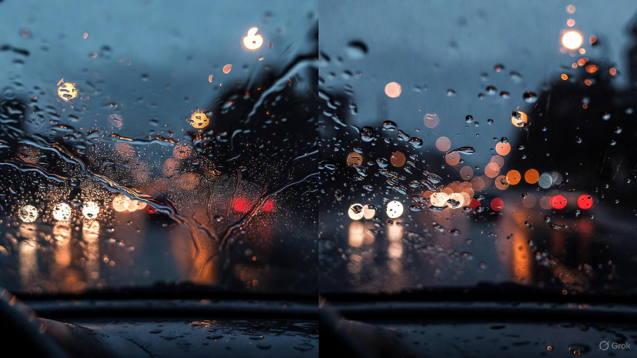 자동차 유리 발수 코팅 관련 사진