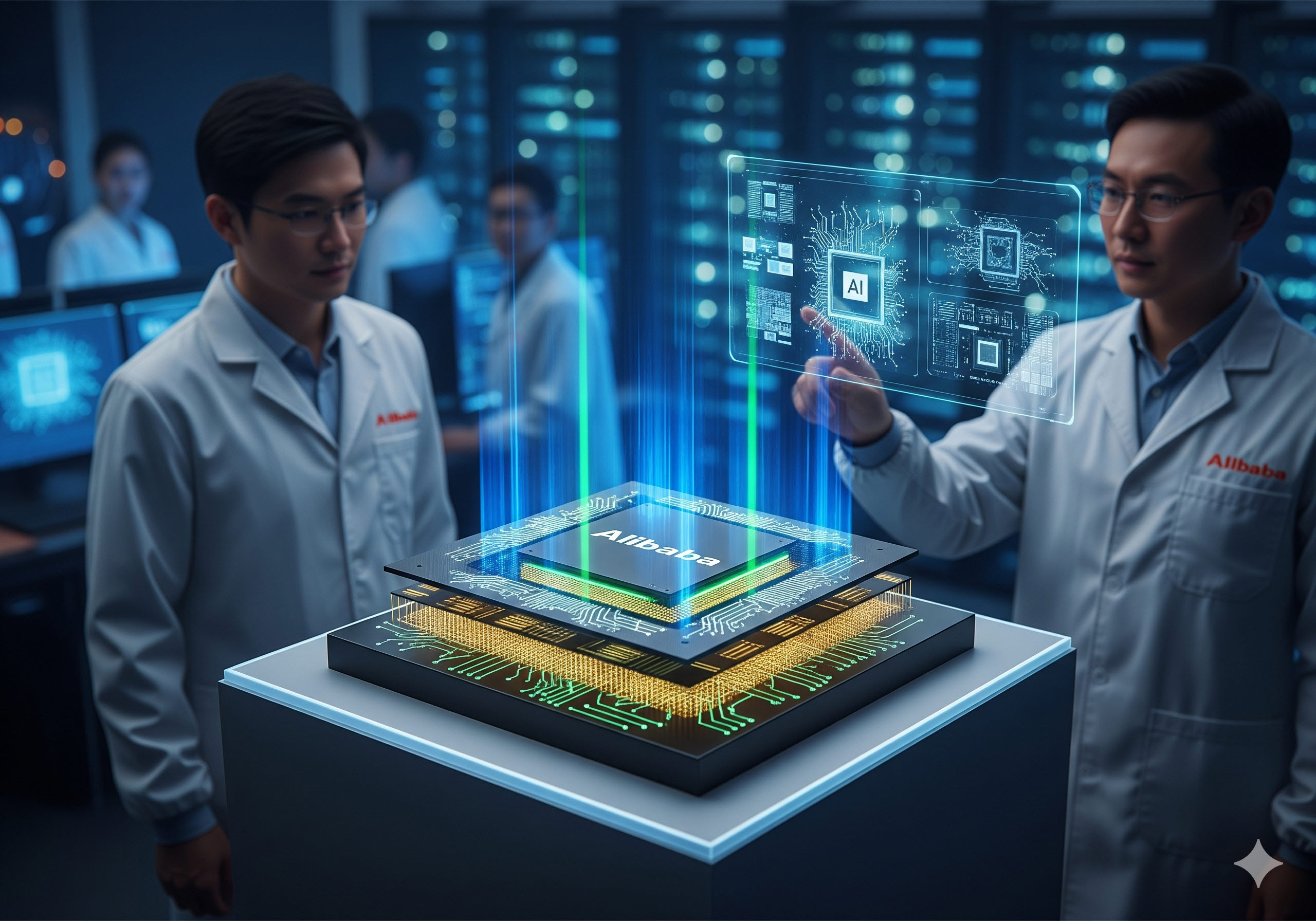 알리바바 AI칩 개발에 관한 이미지